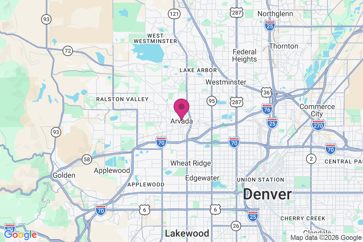 Arvada map