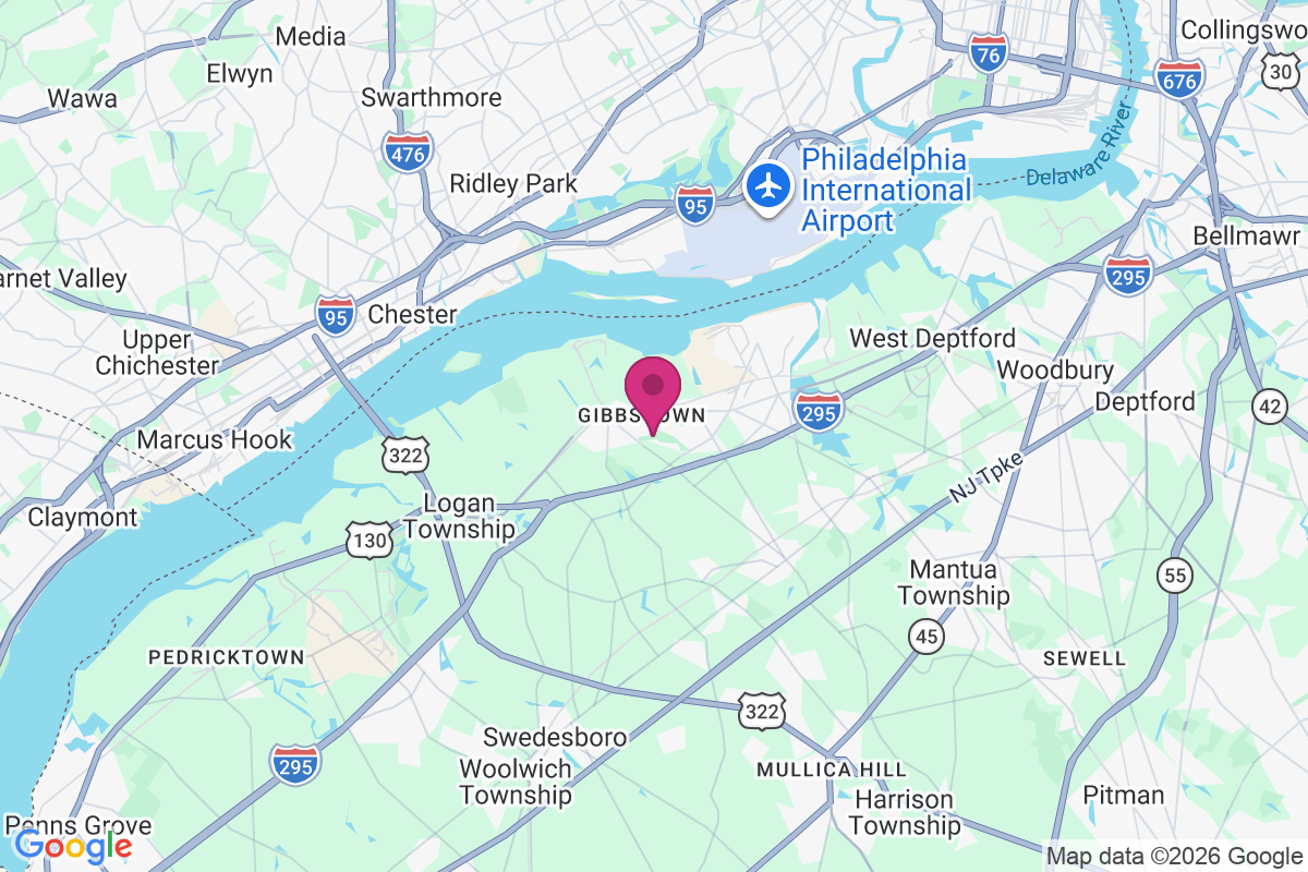 Gibbstown map