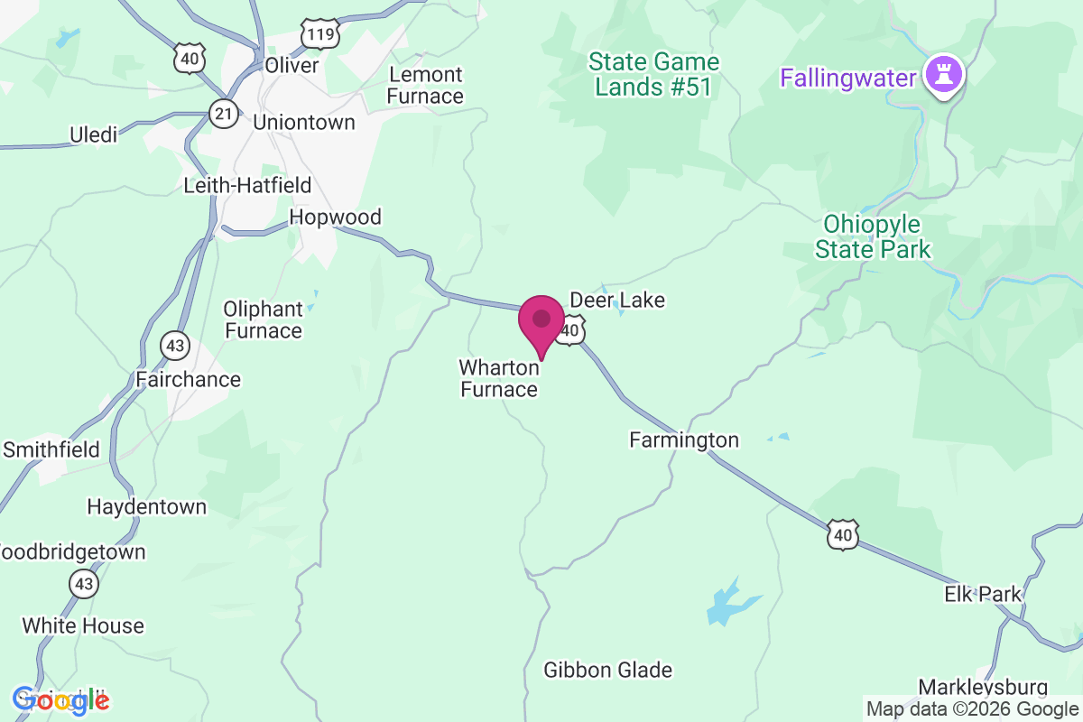 Fayette Springs map