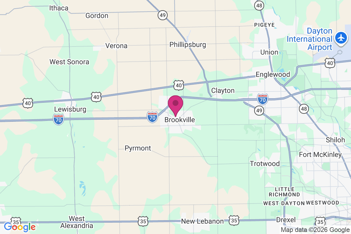 Brookville map