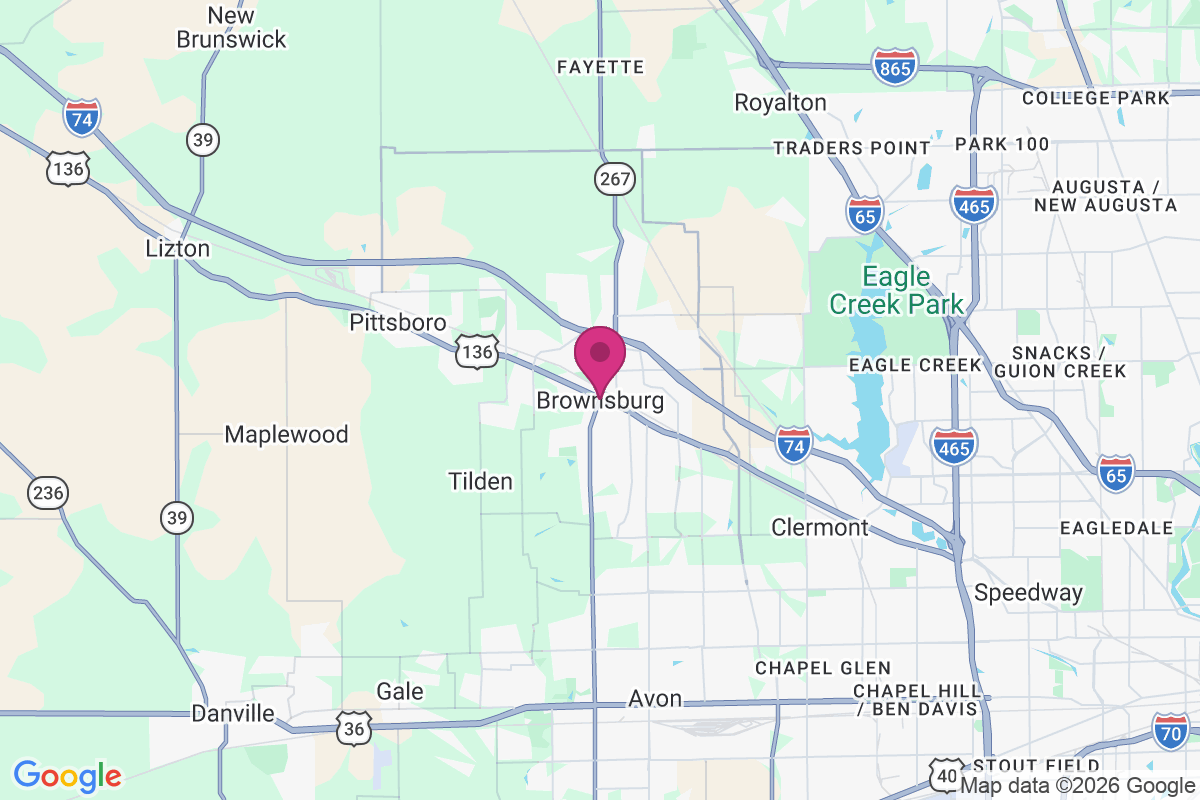 Brownsburg map