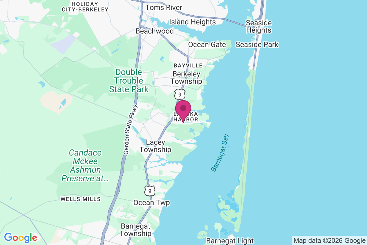 Lanoka Harbor map