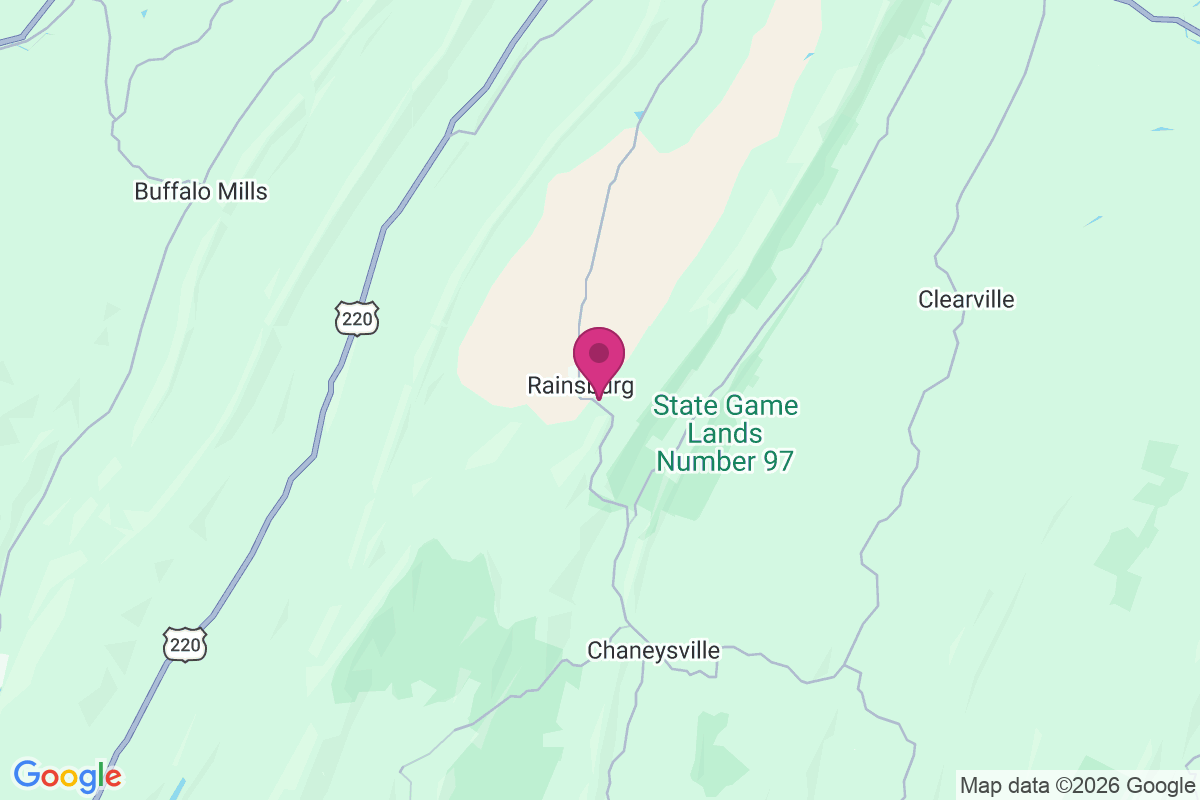 Rainsburg map