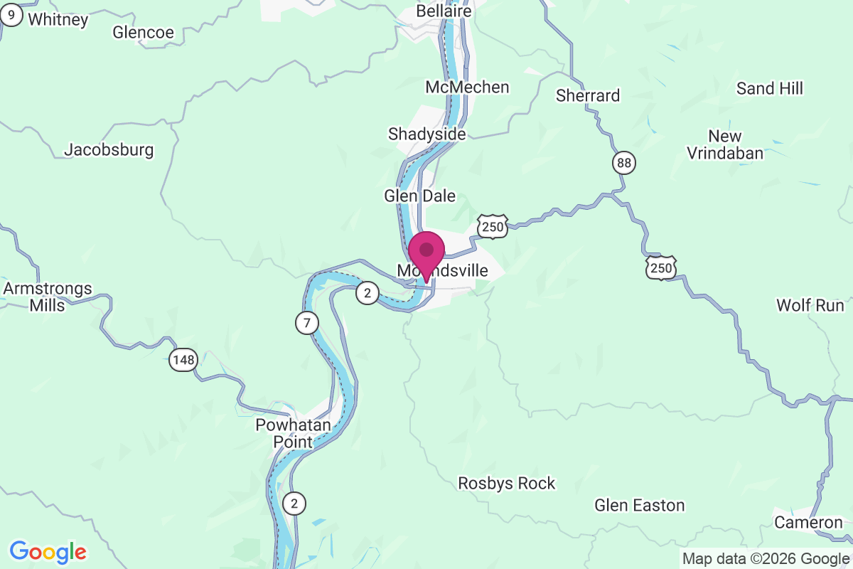 Glen Dale map