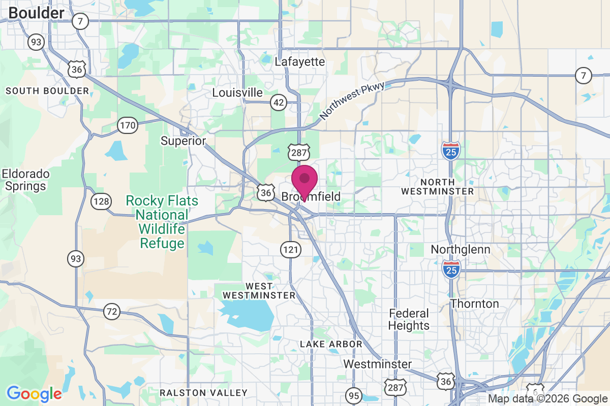 Broomfield map