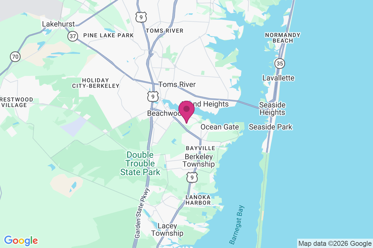 Pine Beach map