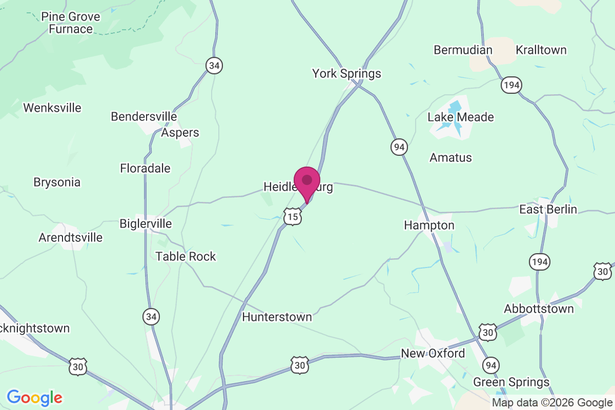 Heidlersburg map