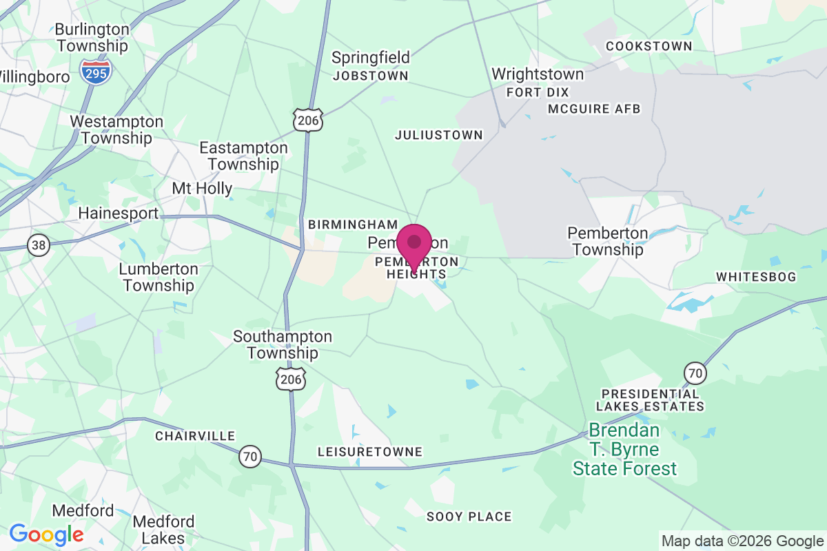 South Pemberton map