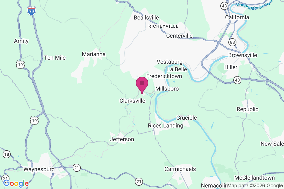 Clarksville Hill map