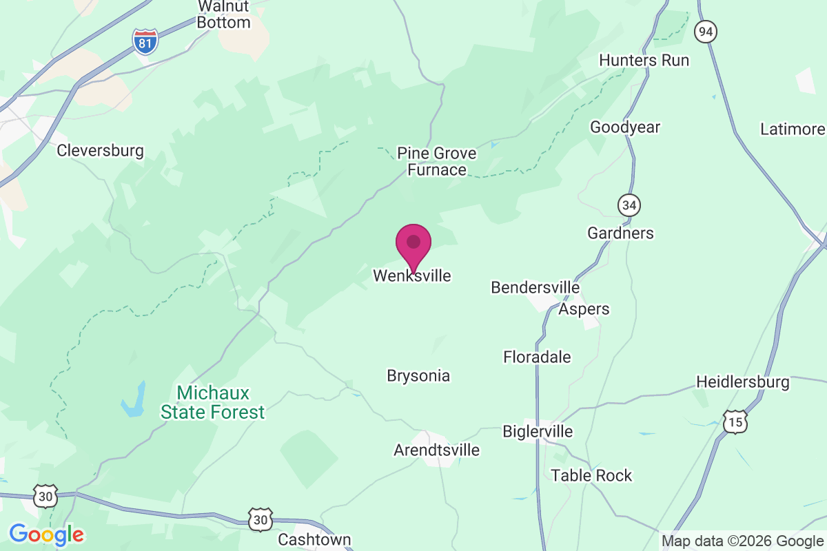 Wenksville map