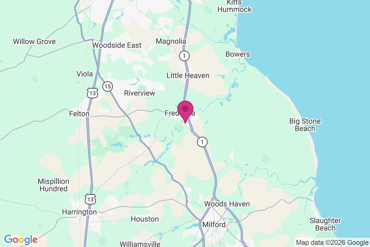 Frederica map