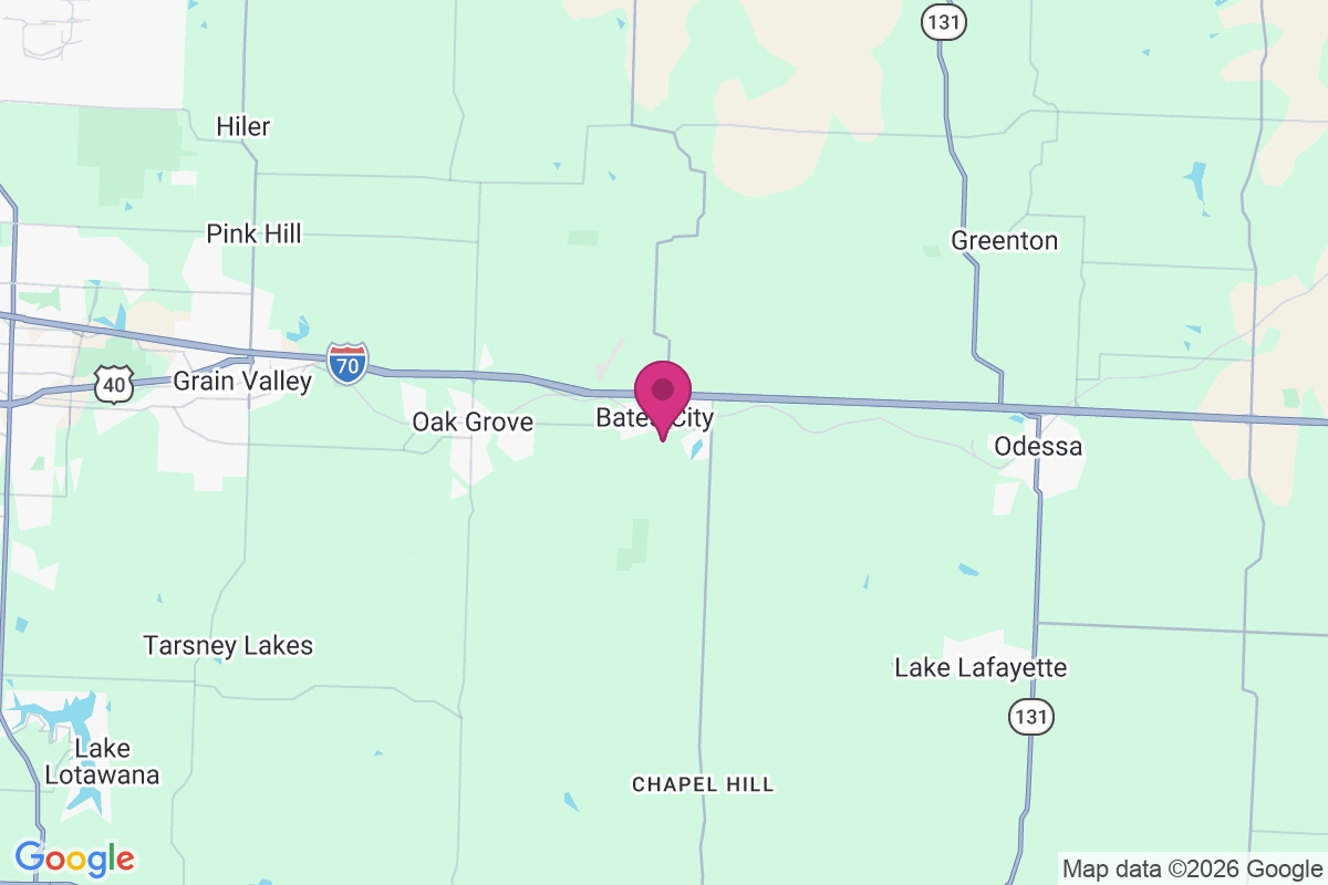 Bates City map