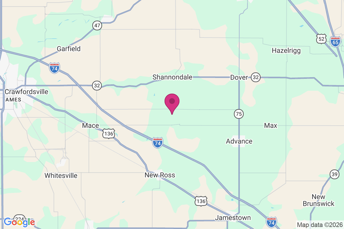 Log Cabin Crossroads map