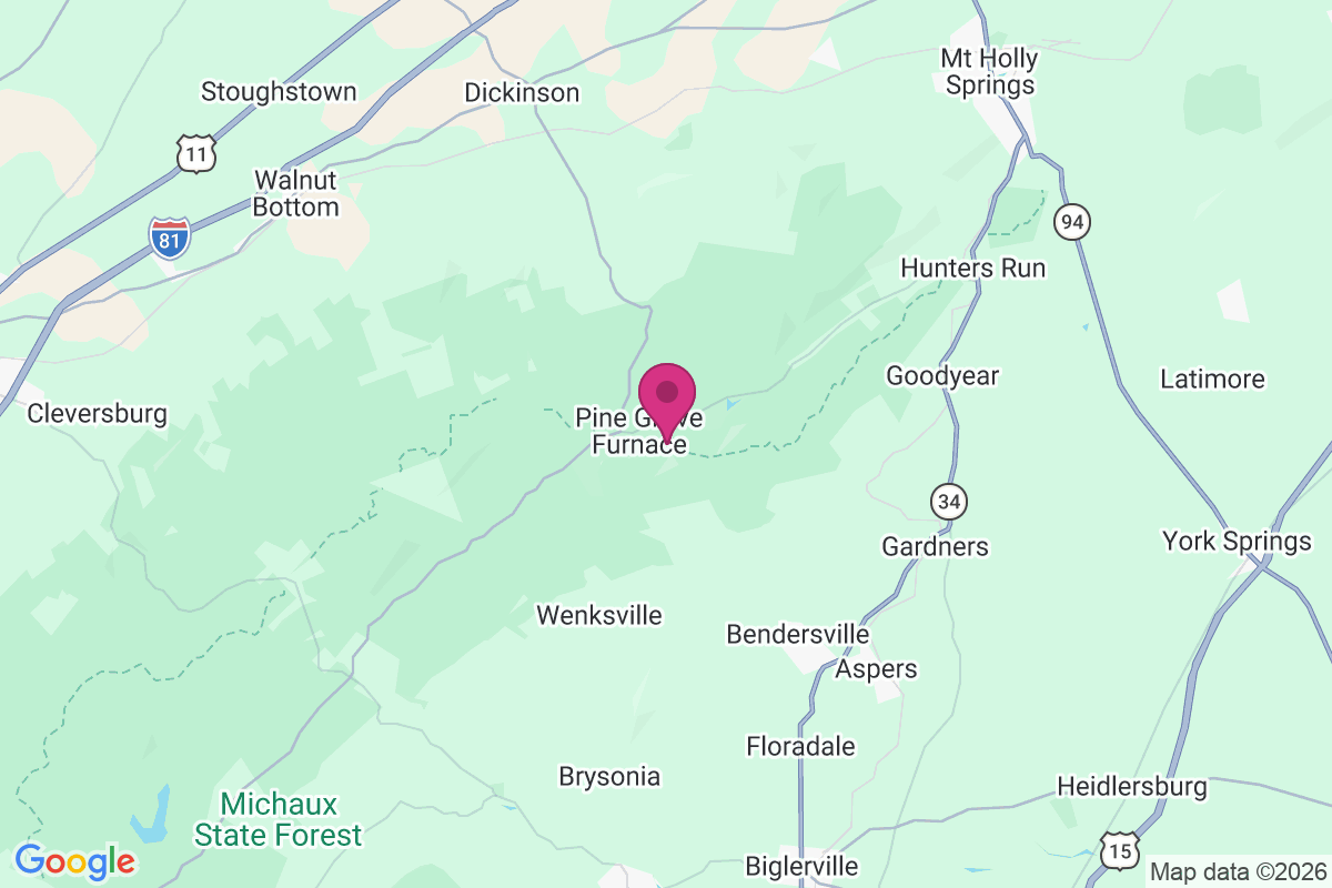 Pine Grove Furnace map