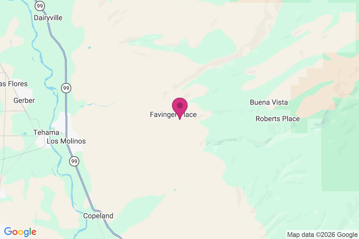 Favinger Place map
