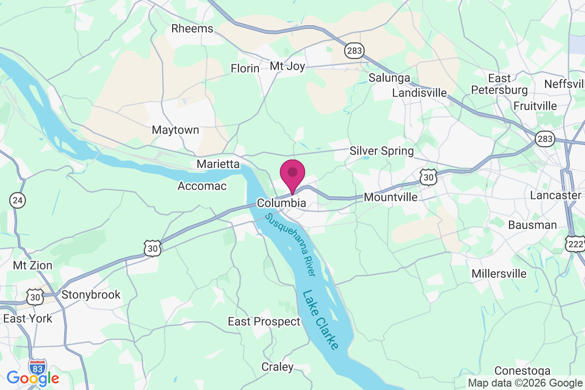 Klinesville map