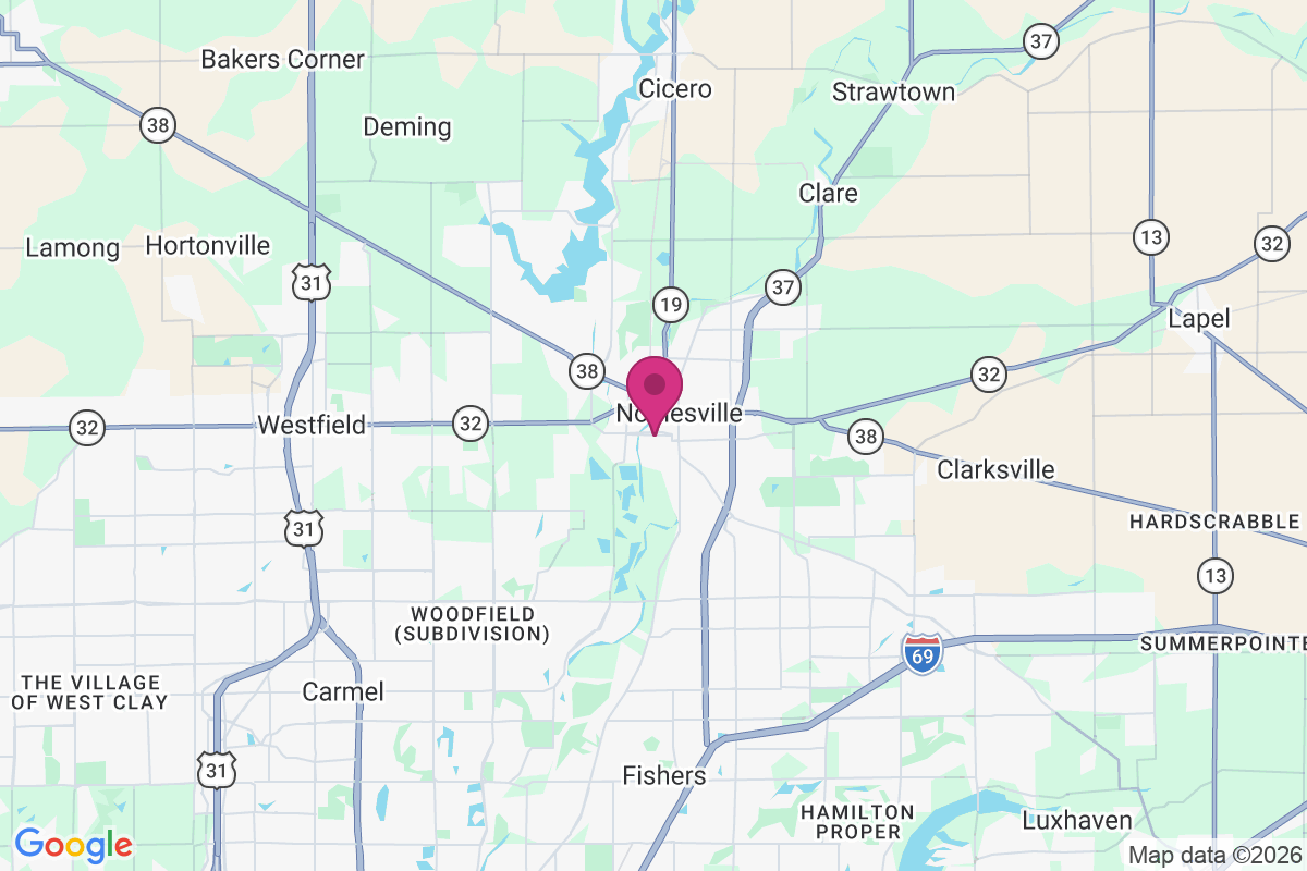 West Noblesville map