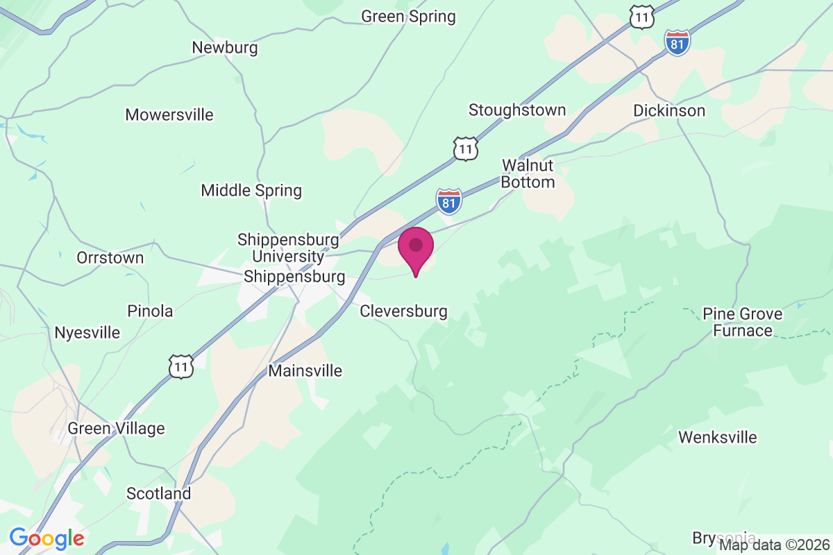 Cleversburg Junction map