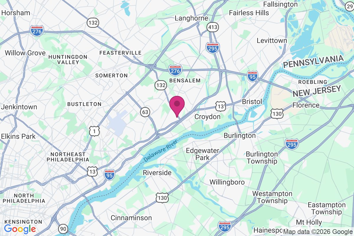 Feasterville Trevose map
