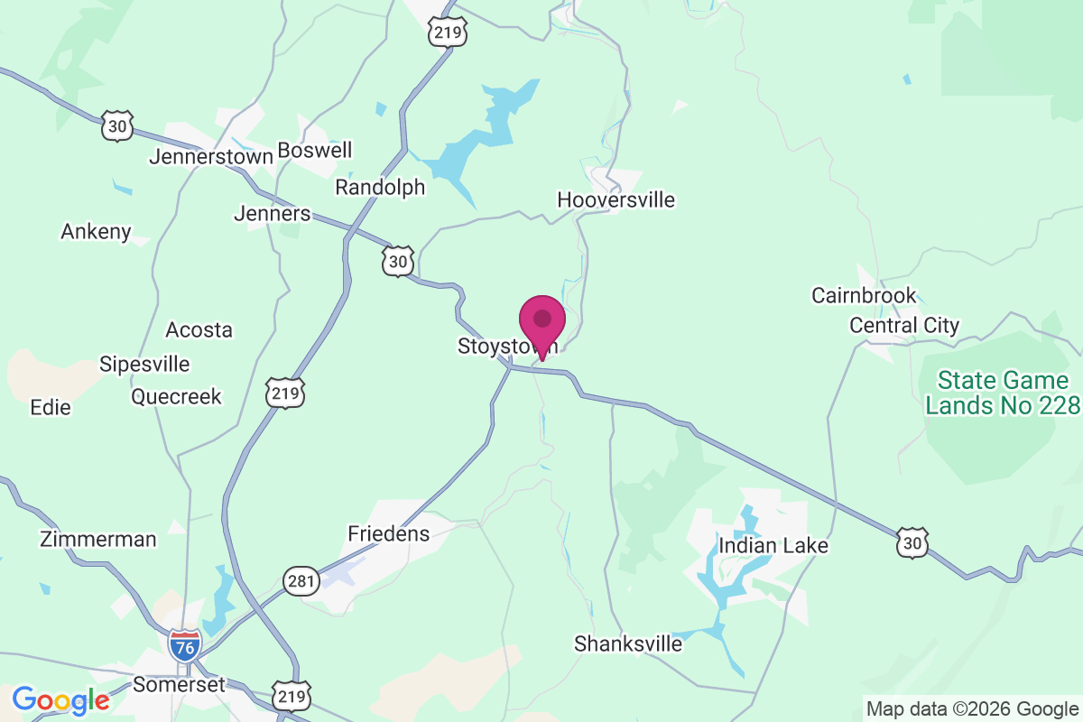 Stoystown map