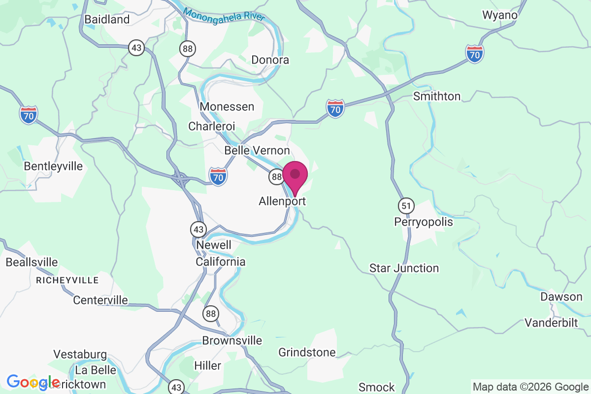 Fayette City map