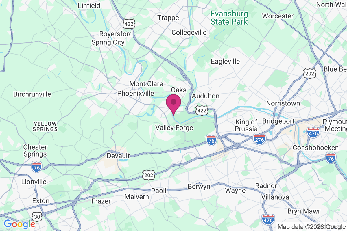 Perkiomen Junction map