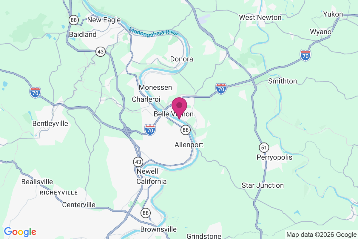 North Belle Vernon map
