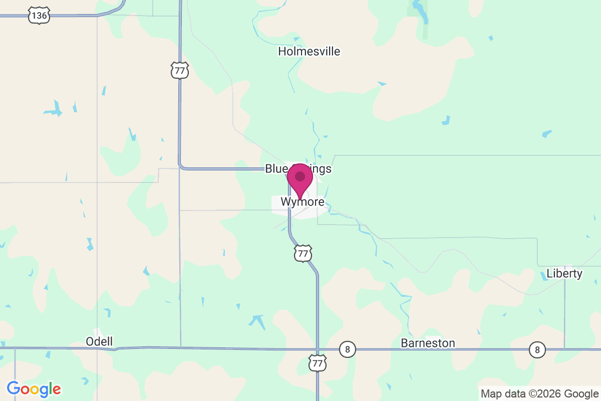 Wymore map