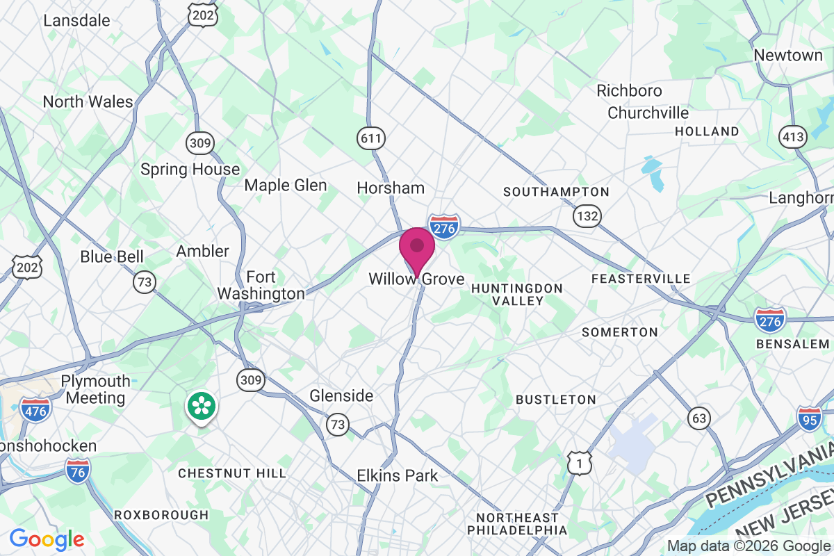 Willow Grove map