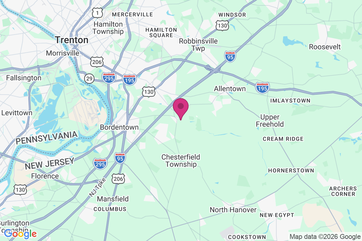 Crosswicks map
