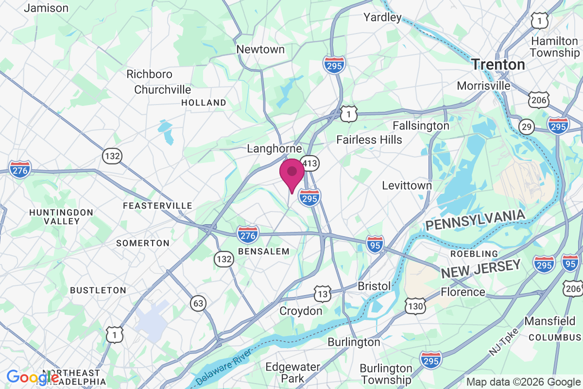 Penndel map