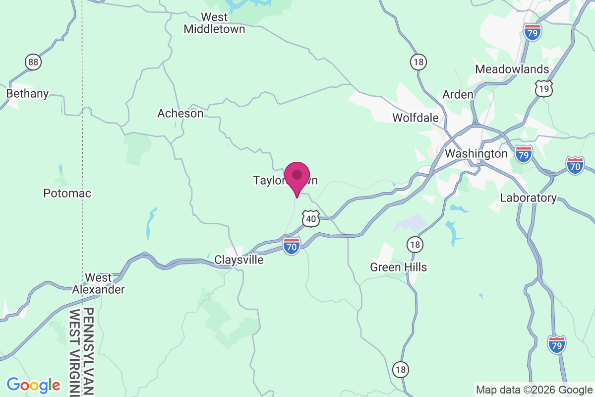 Taylorstown Station map