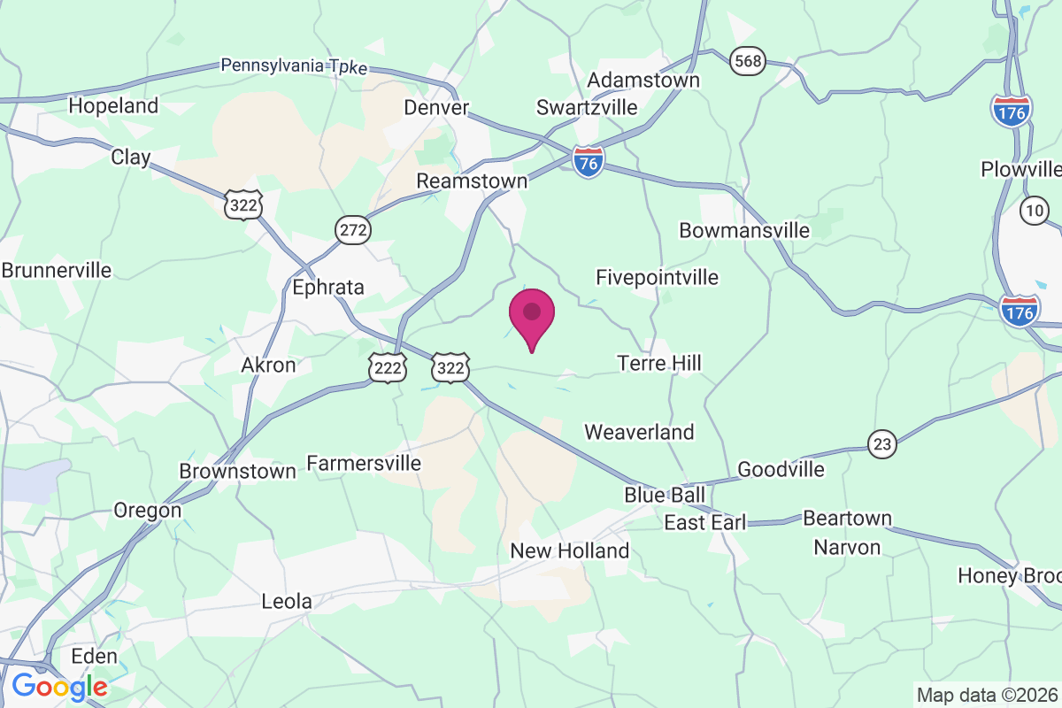 Frysville map