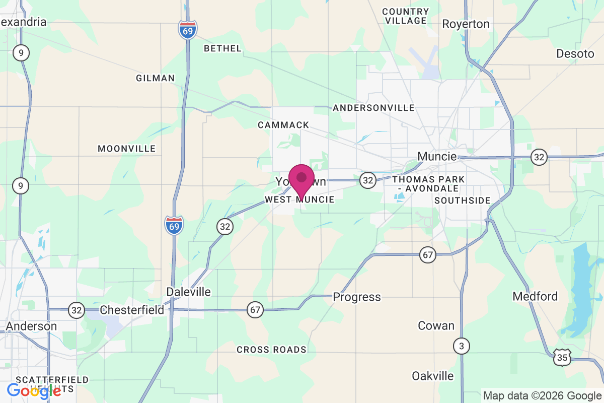 West Muncie map