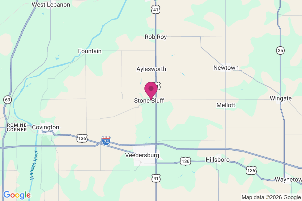 Stone Bluff map