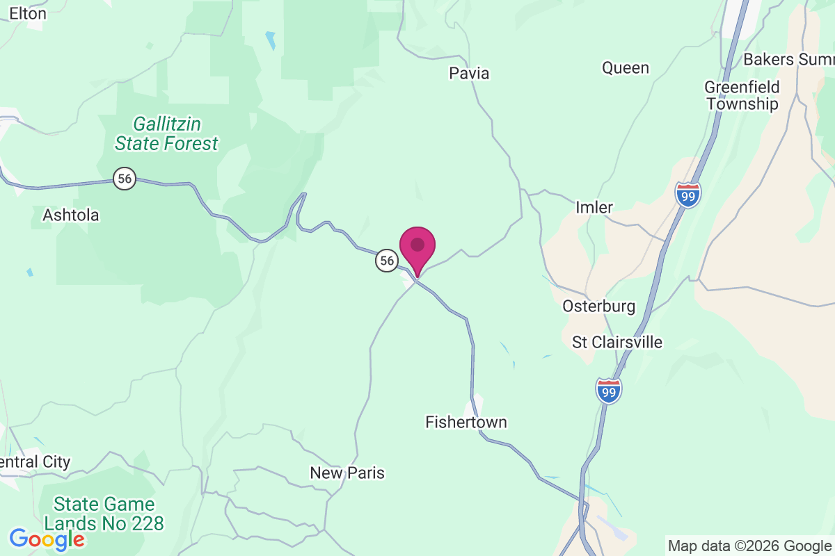 Alum Bank map