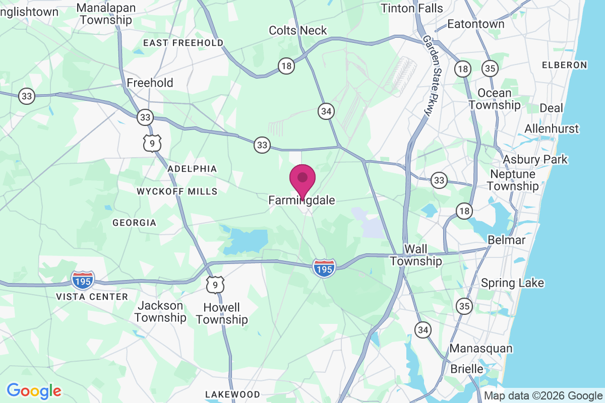 Farmingdale map