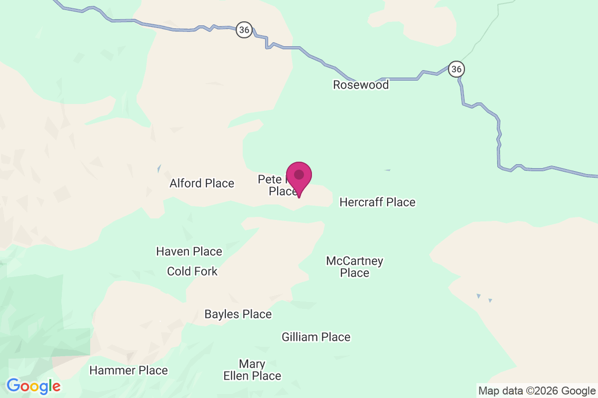 Pete Hoff Place map