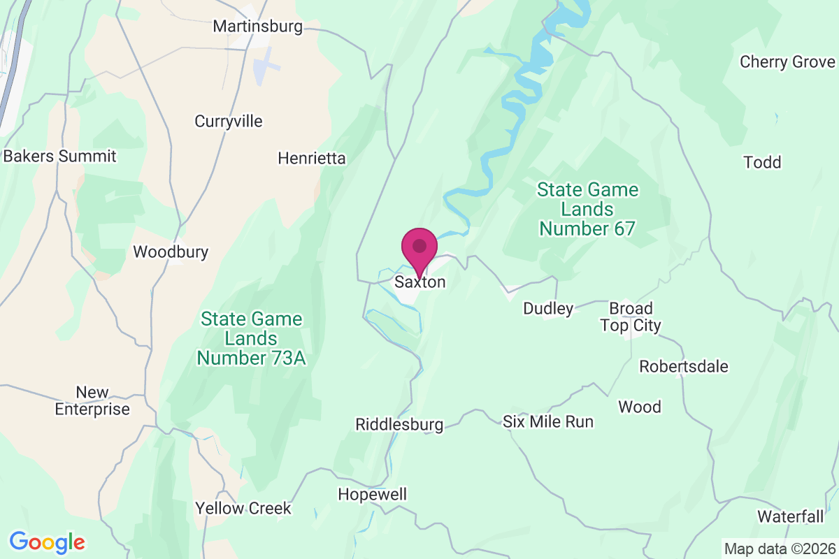 James Creek map