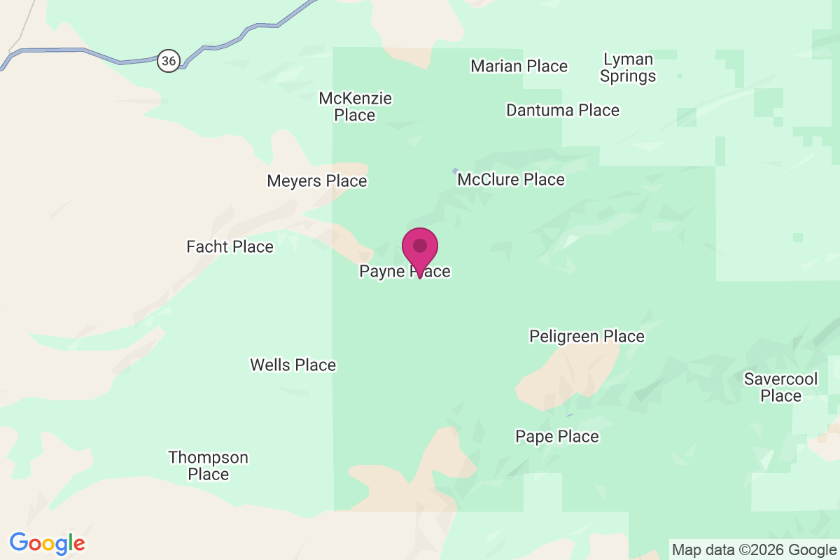Payne Place map