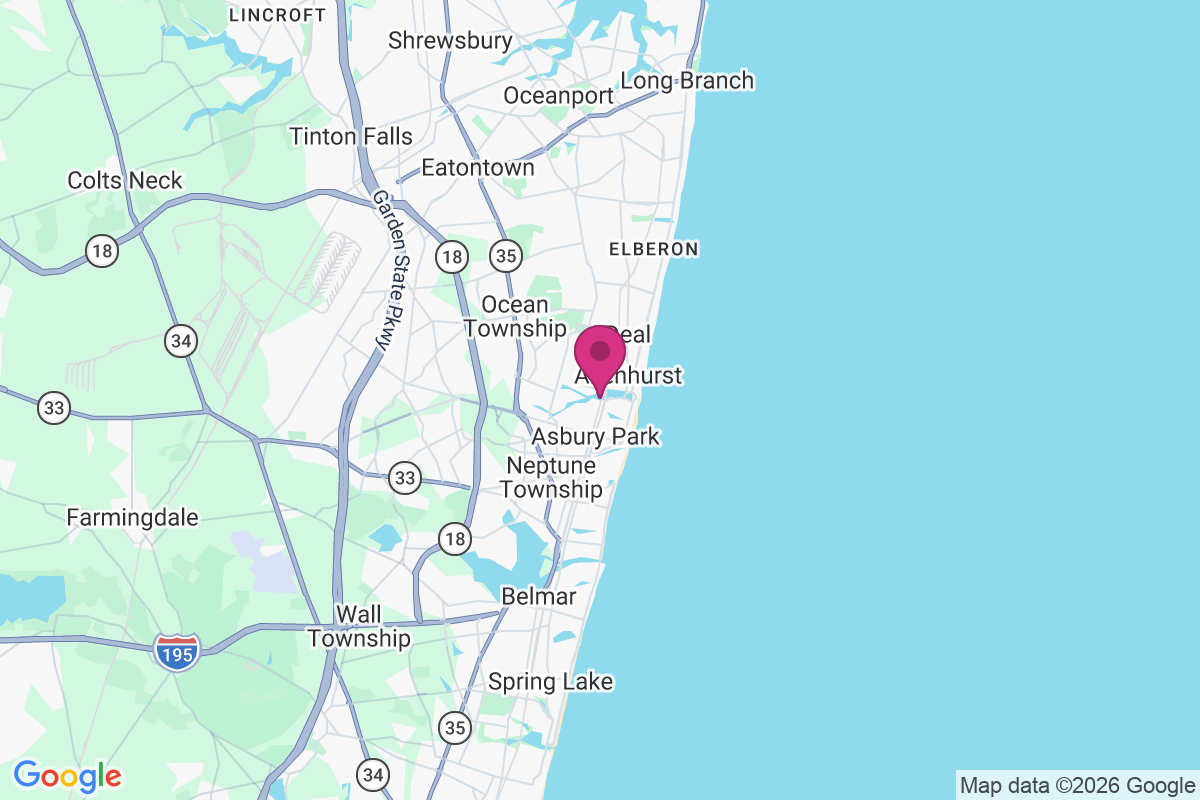 West Allenhurst map