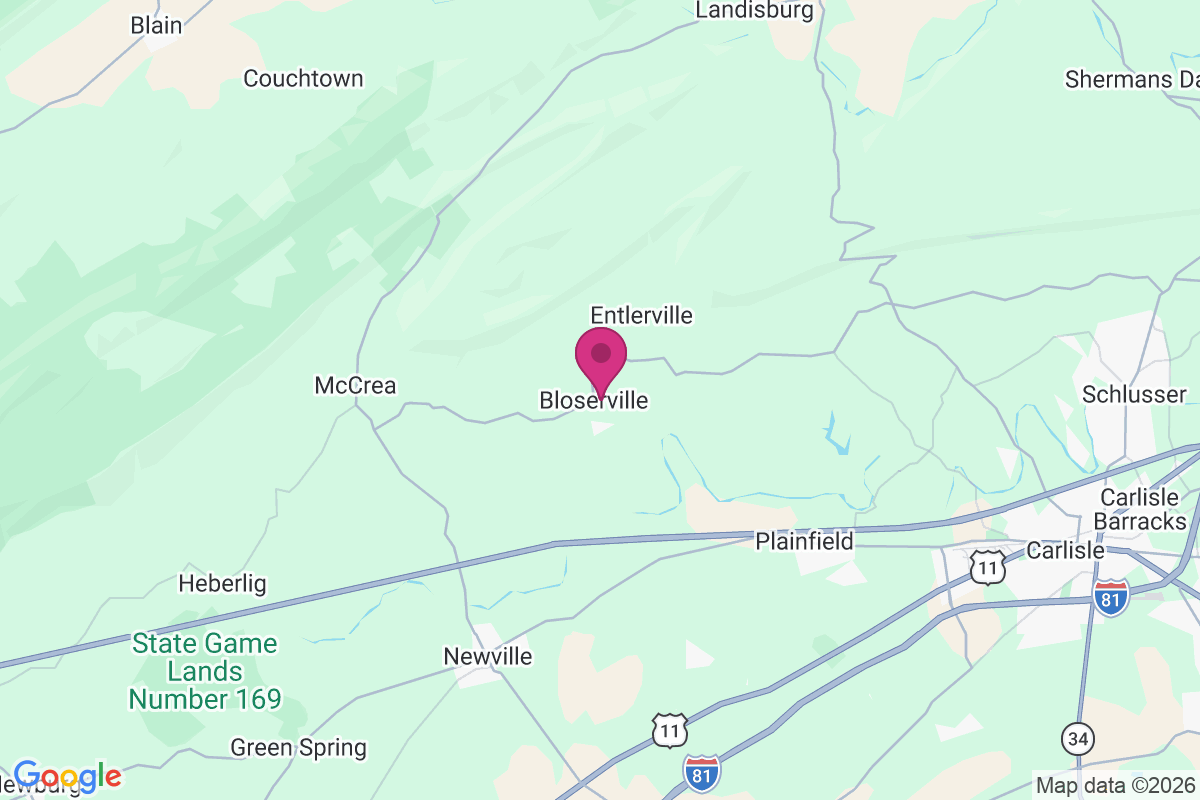 Blosserville map