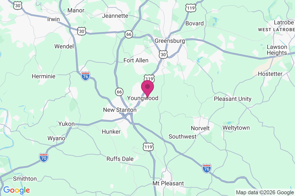 Youngwood map