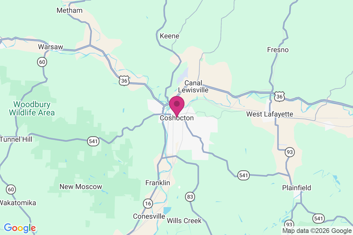 Coshocton map