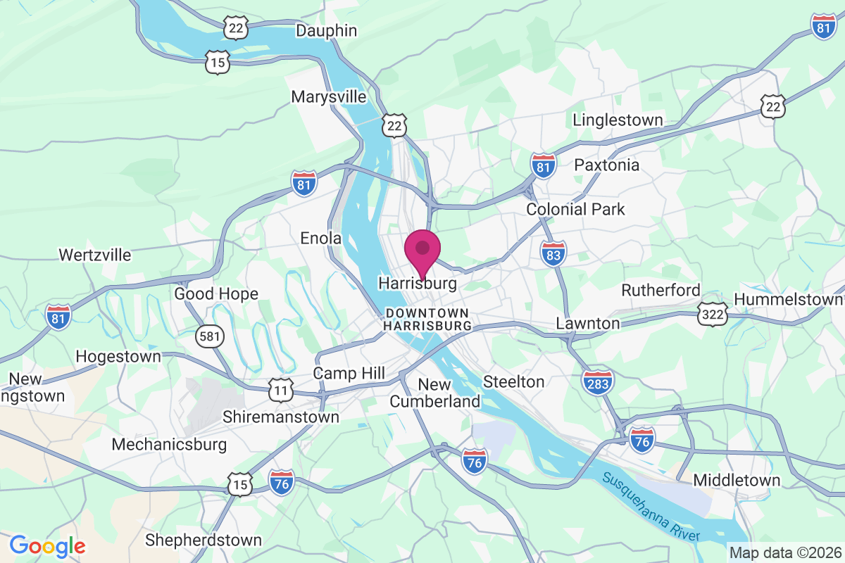 Harrisburg map