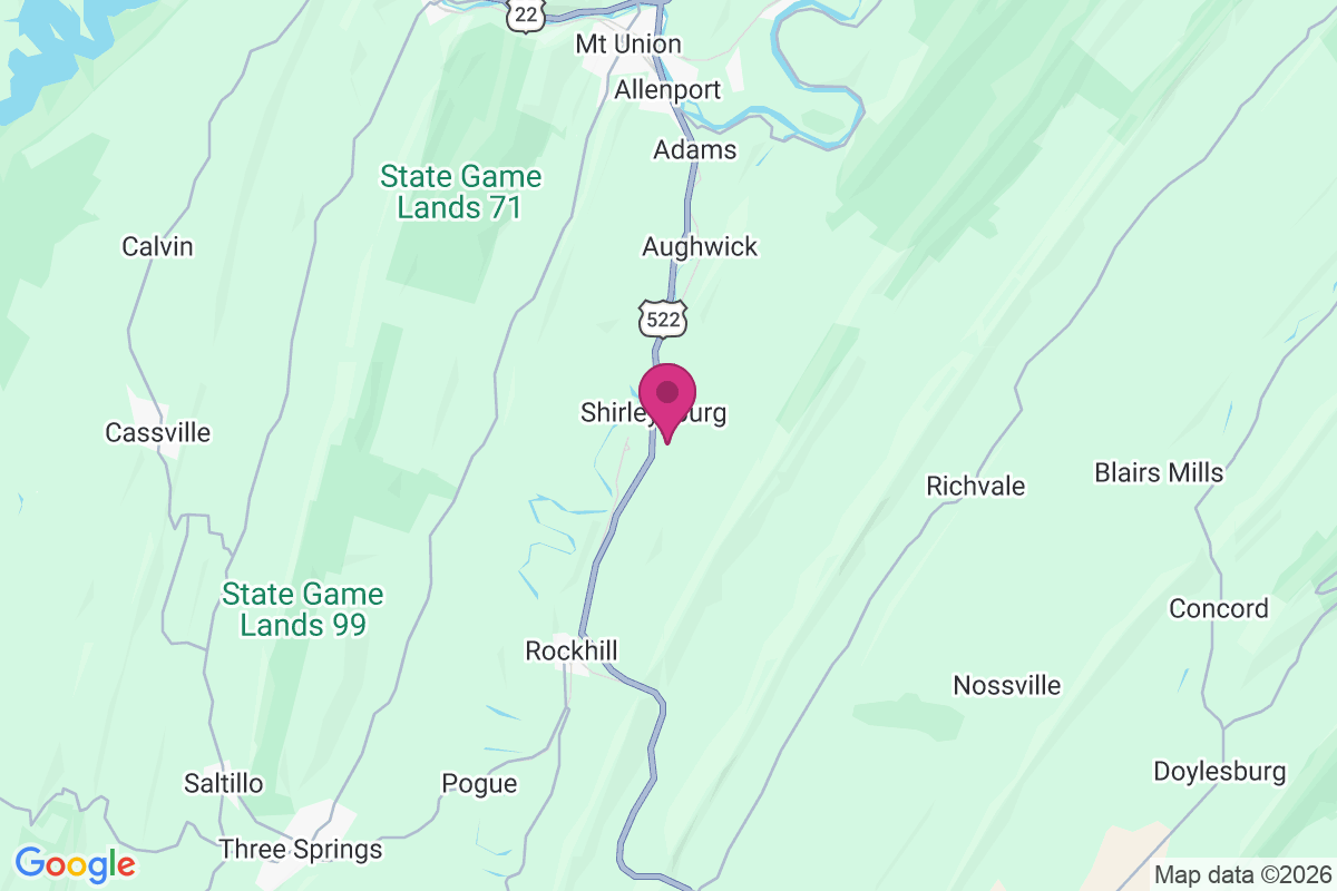 Shirleysburg map