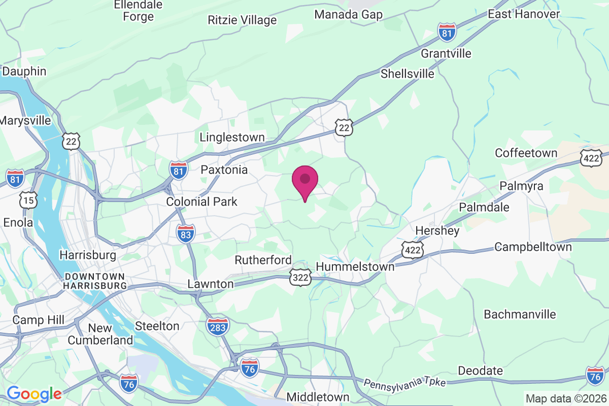 Hillymeade map