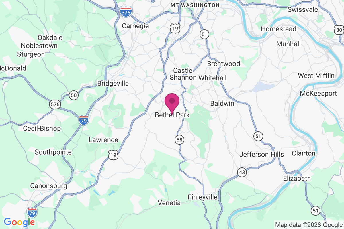 Bethel Park map