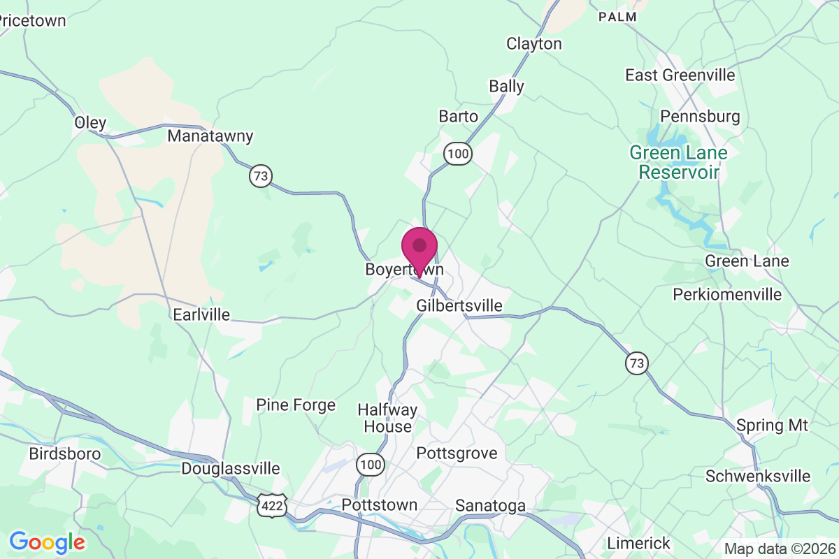 Boyertown map