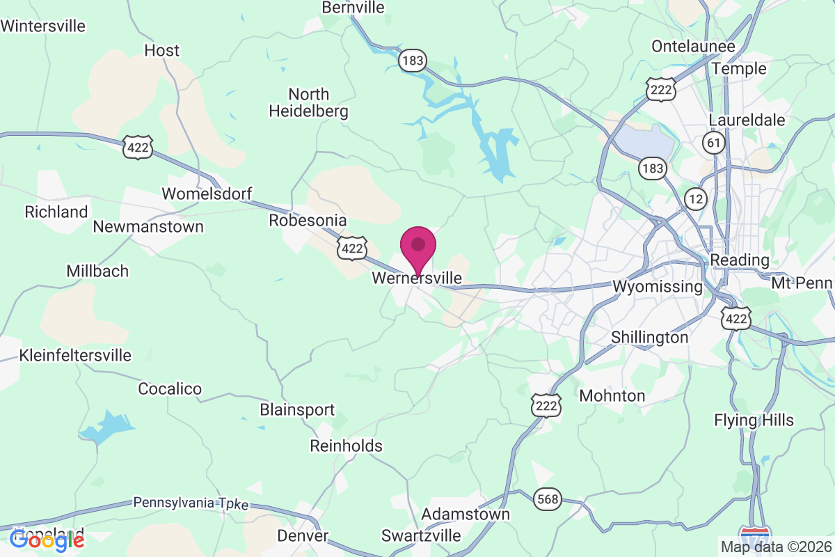 Wernersville map